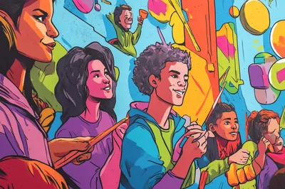 Community Engagement in Urban Art jigsaw puzzle