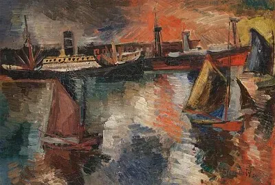 Jean Dufy bassin au Havre