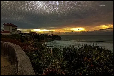 Vue sur l 'Atlantique depuis Anglet