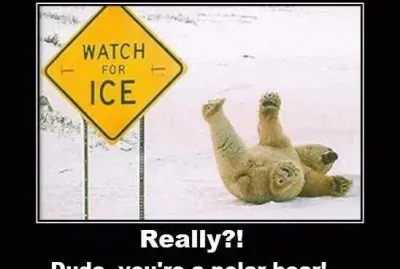 watch for ice