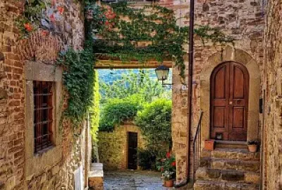Montefioralle-Italia