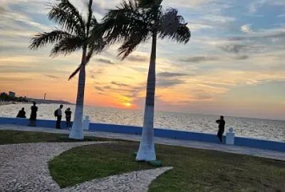 Malecón en Campeche MX