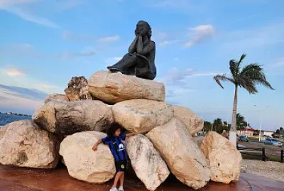 Malecón en Campeche MX