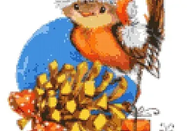 Christmas Bird jigsaw puzzle