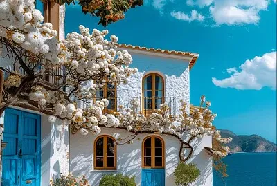 Blanco y azul 2