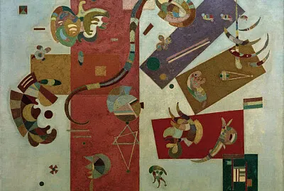 Kandinsky avec rouge