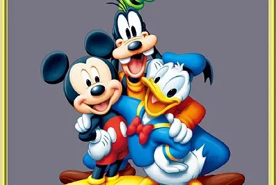 Mickey, donald et Dingo