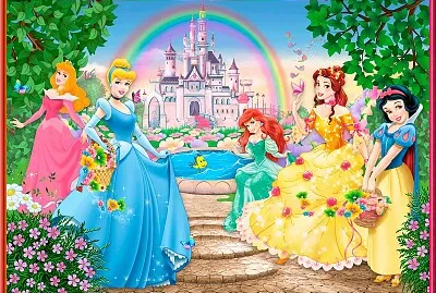 Princesses et château Disney
