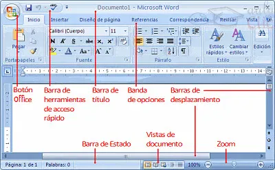 Ventana de Word 2010 jigsaw puzzle