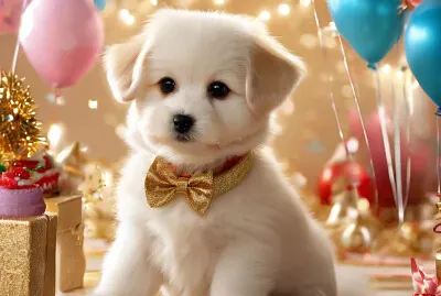 cumple perrito jigsaw puzzle