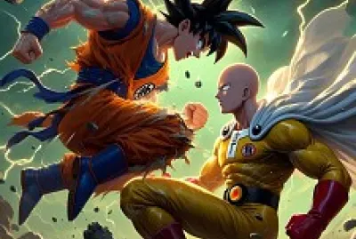 Goku vs Saitama jigsaw puzzle