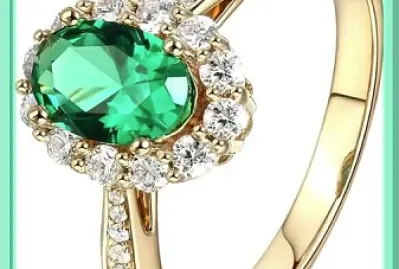 פאזל של Bague avec émeraude