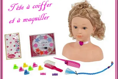 Tête à coiffer et à maquiller