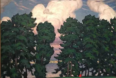 Petras Kalpokas en forêt