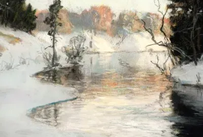 Fritz Thaulow dégel