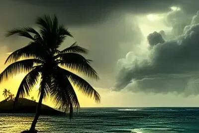Storm Approaching the Island