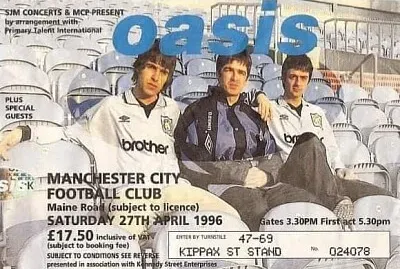 Oasis Manchester City jigsaw puzzle