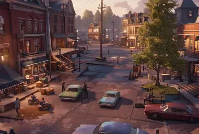 Community Square in a Dying Town