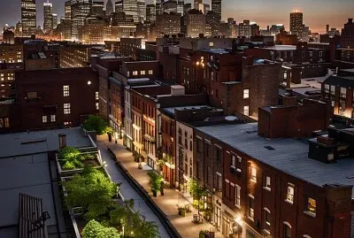 Warehouse District from the Drugstore Roof