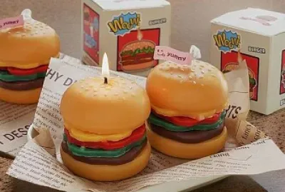 Una hamburguesa que prende