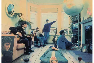 all album covers, flyers, and live show tickets of my beloved Oasis