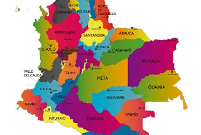 mapa de colombia jigsaw puzzle