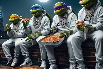 turtles   pizza