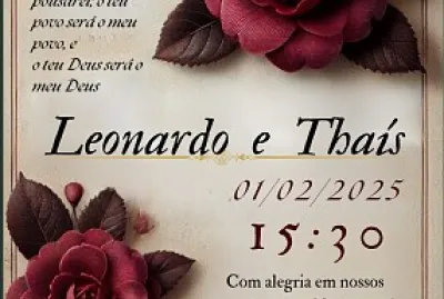 convite de casamento