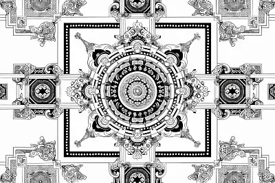 Tibetan Sand Mandala jigsaw puzzle