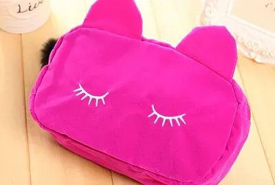Pink cosmetic bag