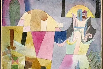 Black Columns in a Landscape (1919) jigsaw puzzle