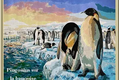 Pingouins sur la banquise