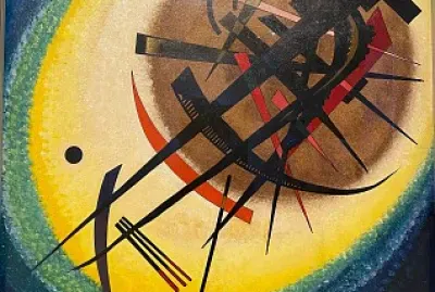 Kandinsky dans l 'ovale clair