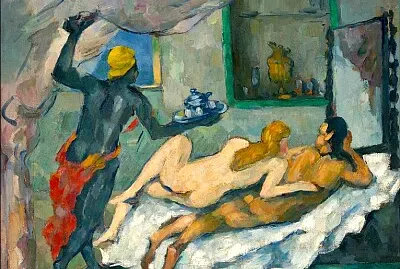 Cézanne après-midi à naples jigsaw puzzle