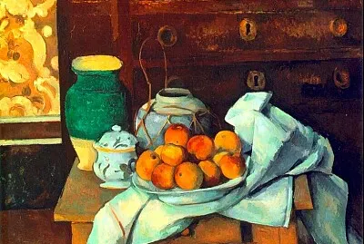 Cezanne nature morte à la commode