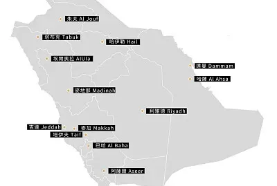 沙特地圖 jigsaw puzzle