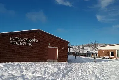 Kärna skola i vinterskrud