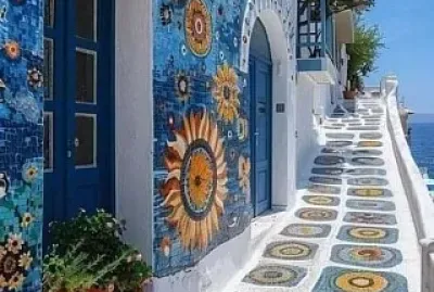 פאזל של Santorini