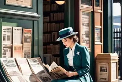 Reading at the Train Station