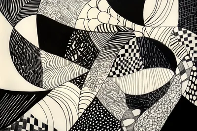 Geometric Zentangle Art jigsaw puzzle