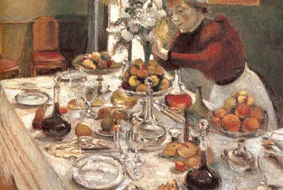 Matisse nature morte desserte