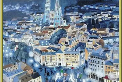 Chartres en lumière jigsaw puzzle
