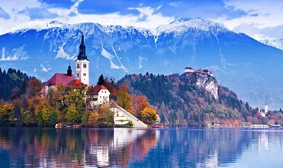 Castillo en el lago jigsaw puzzle