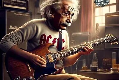 ACDC EINSTEIN SG GUITAR