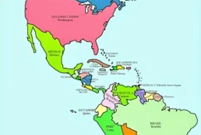 Mapa de América jigsaw puzzle