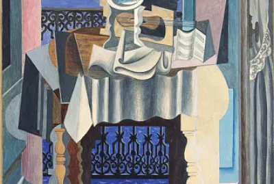 Picasso devant une fenêtre