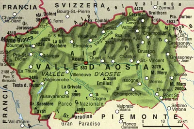 פאזל של valle d 'aosta