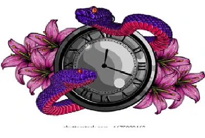 mouse ran up the clock