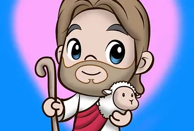 Jesús y su oveja perdida