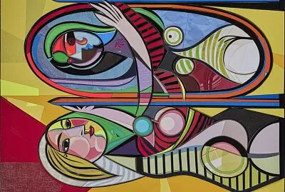 Picasso jeune fille devant un miroir
